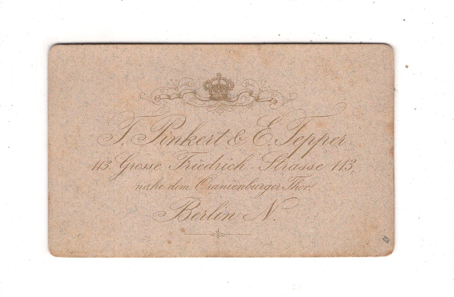 Fotografie Soldat - Berlin 1870er