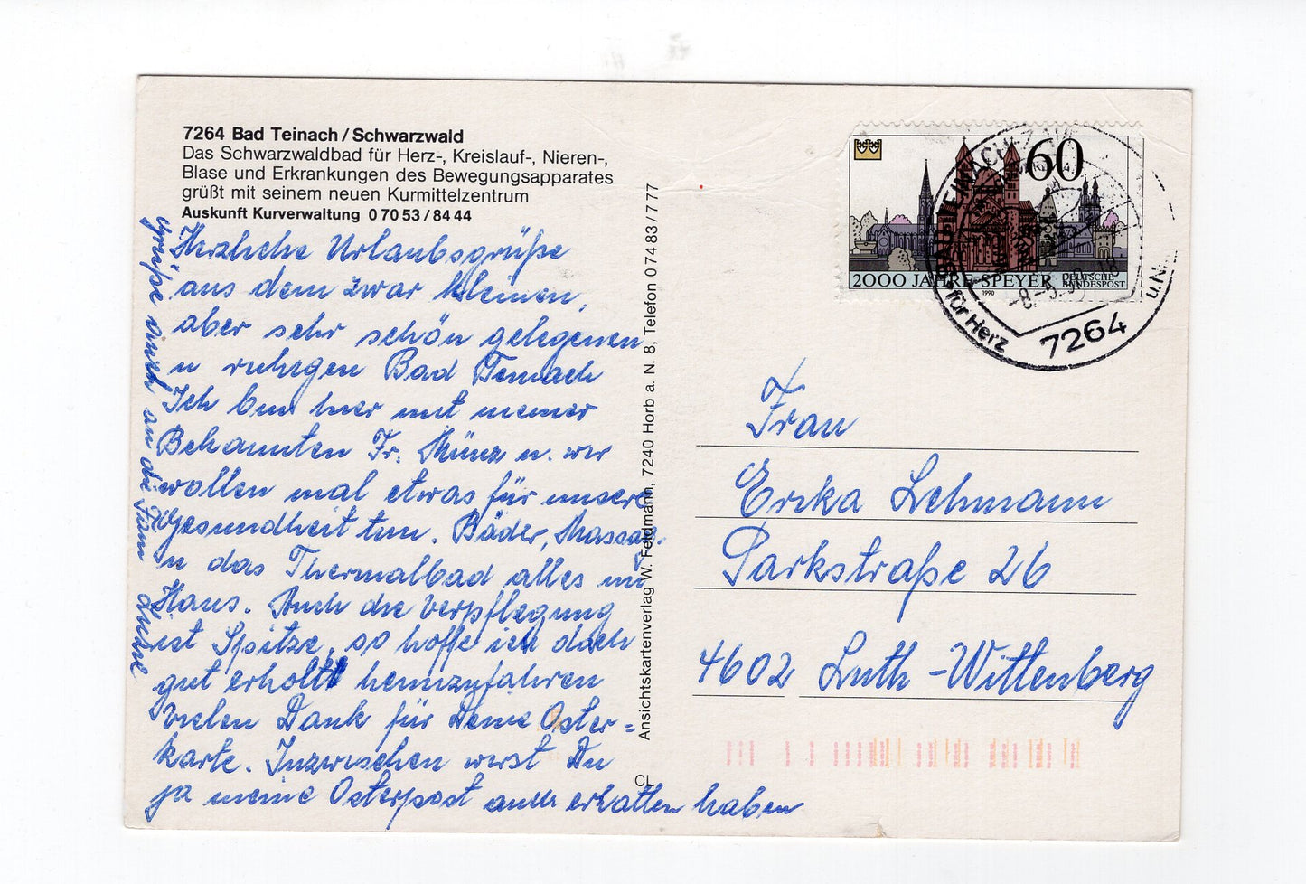 Ansichtskarte Bad Teinach / Schwarzwald