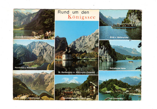 Ansichtskarte Rund um den Königssee / G1-60