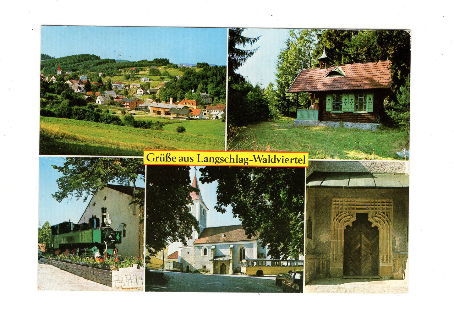 Ansichtskarte Langschlag im Waldviertel / Niederösterreich / Österreich