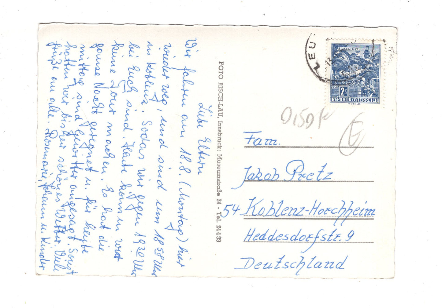 Ansichtskarte Wettersteinhütte / Leutasch / Tirol / Österreich / N1-66