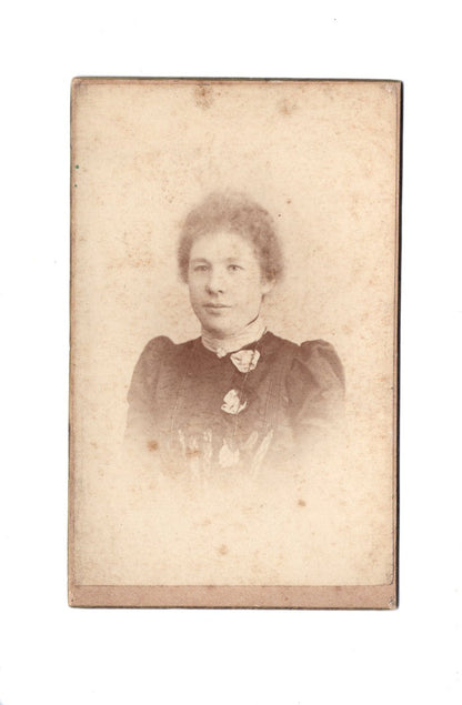 Fotografie Damenportrait - Bruxelles Brüssel 1890er