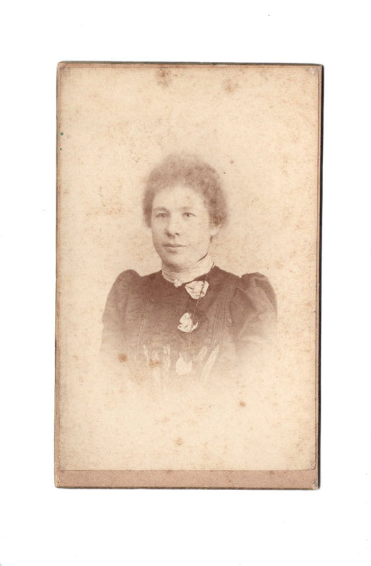 Fotografie Damenportrait - Bruxelles Brüssel 1890er