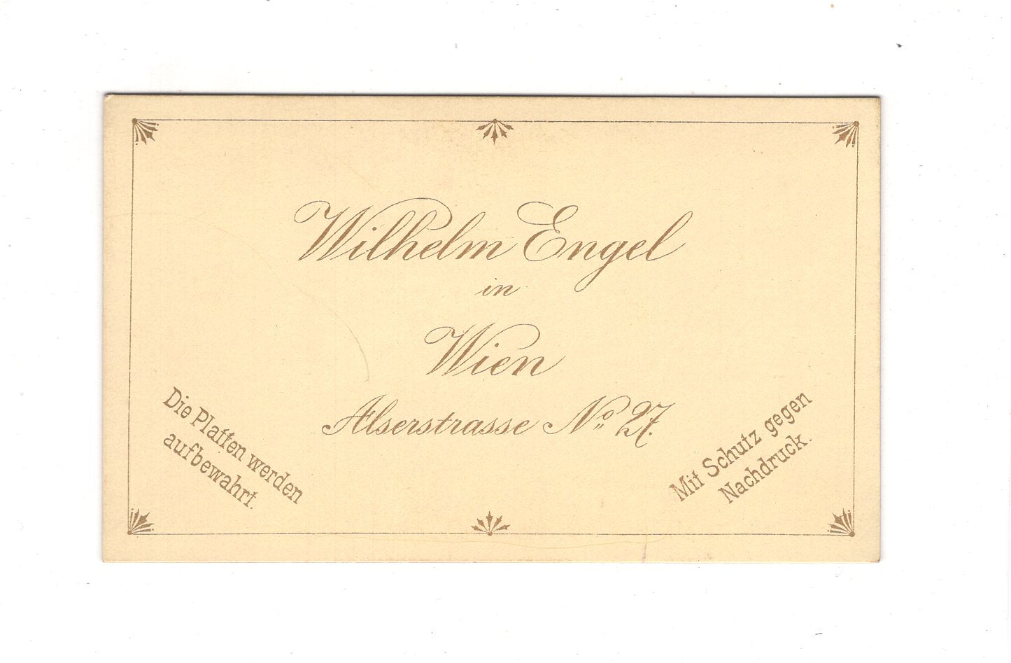 Fotografie Herrenportrait - Wien 1870er / CDV C1-23