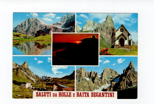 Ansichtskarte Dolomiten / Rolle e Baita Segantini / Italien