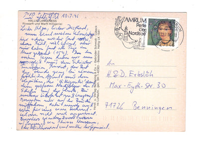 Ansichtskarte Hallig Langeness / Rixwarft und Warft Hilligenlei / J1-67