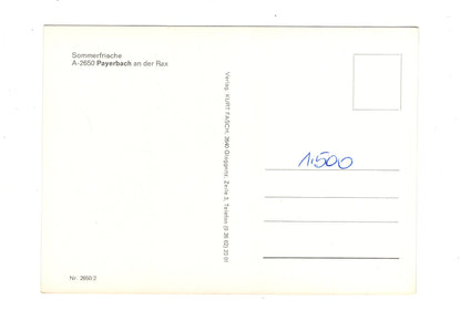 Ansichtskarte Payerbach an der Rax / Österreich