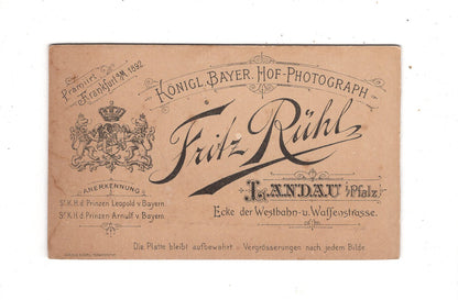 Fotografie Soldat - Landau / Pfalz 1890er