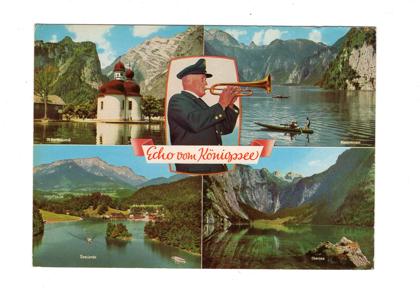 Ansichtskarte Echo vom Königssee / G1-60