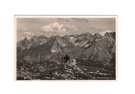 Ansichtskarte Mindelheimer Hütte / Allgäuer Alpen