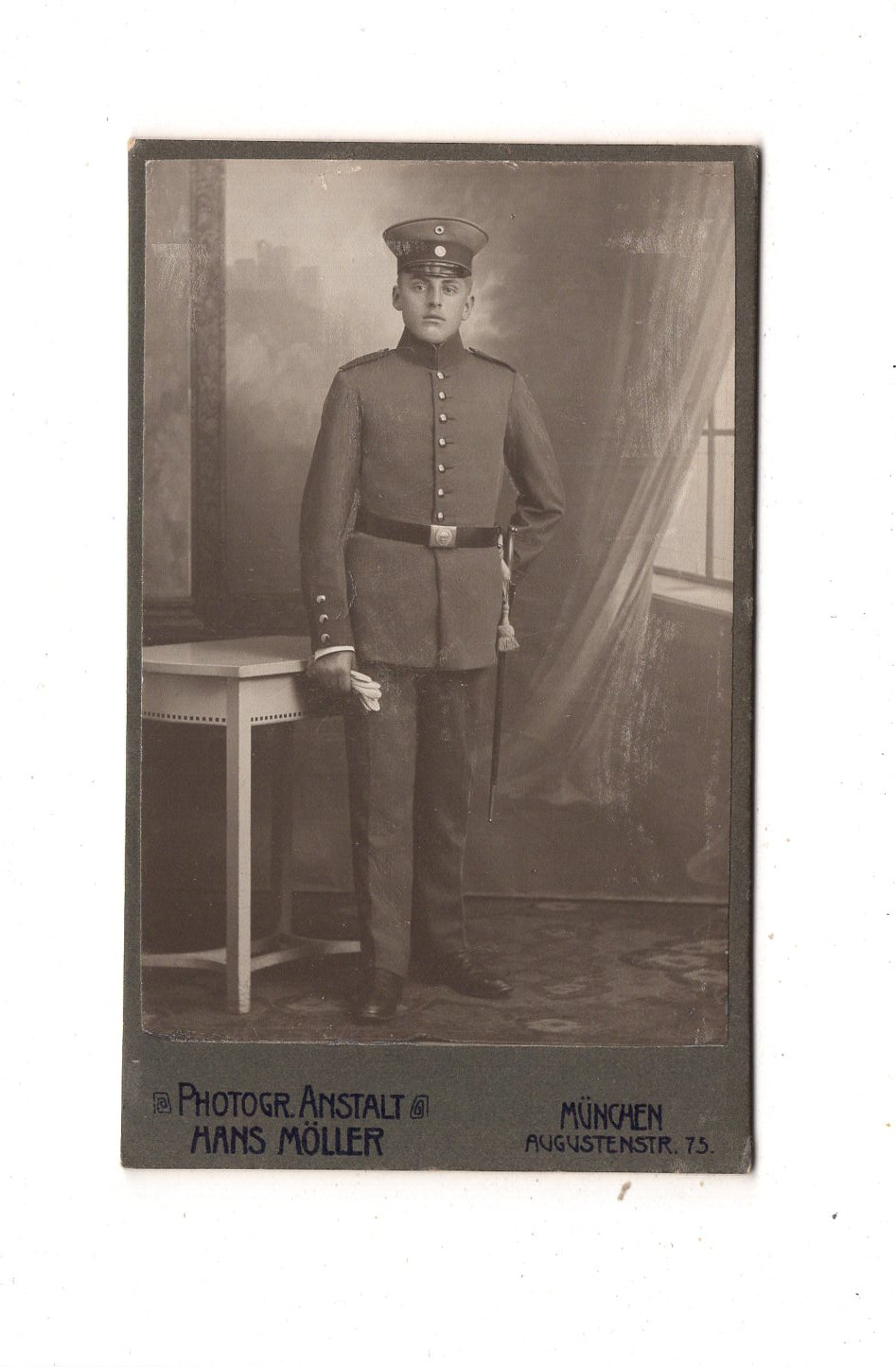 Fotografie Soldat - München um 1910 / CDV M1-08