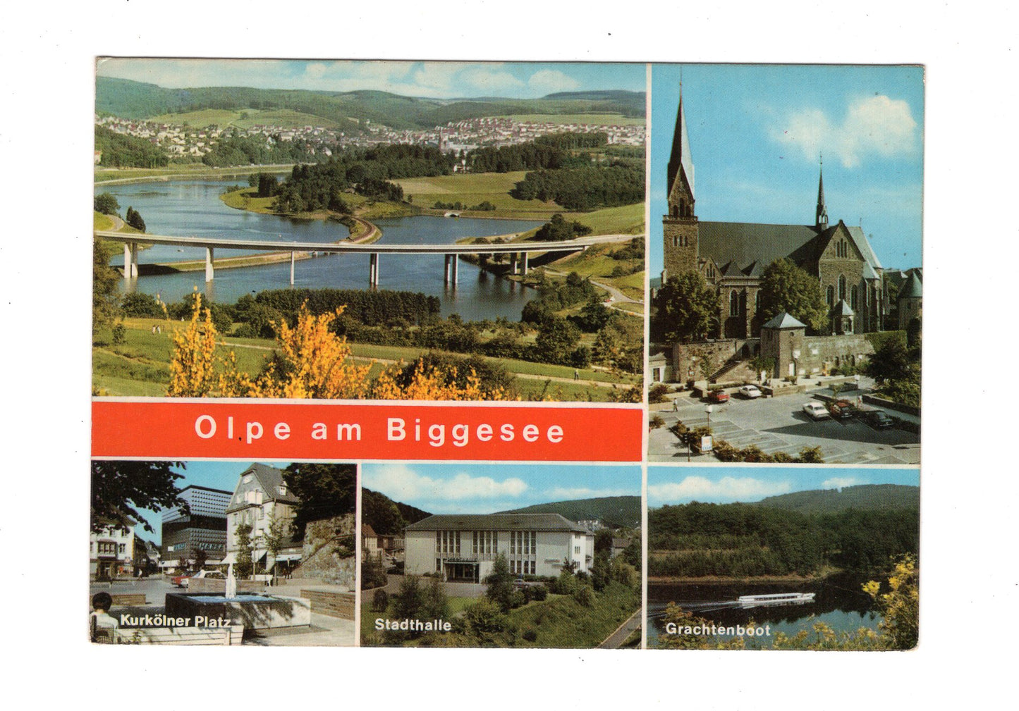 Ansichtskarte Olpe am Biggesee