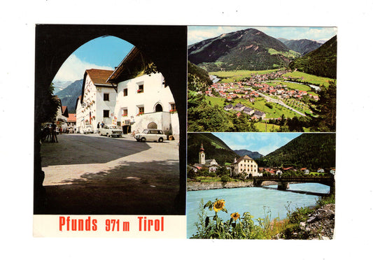 Ansichtskarte Pfunds im Oberinntal / Tirol / Österreich