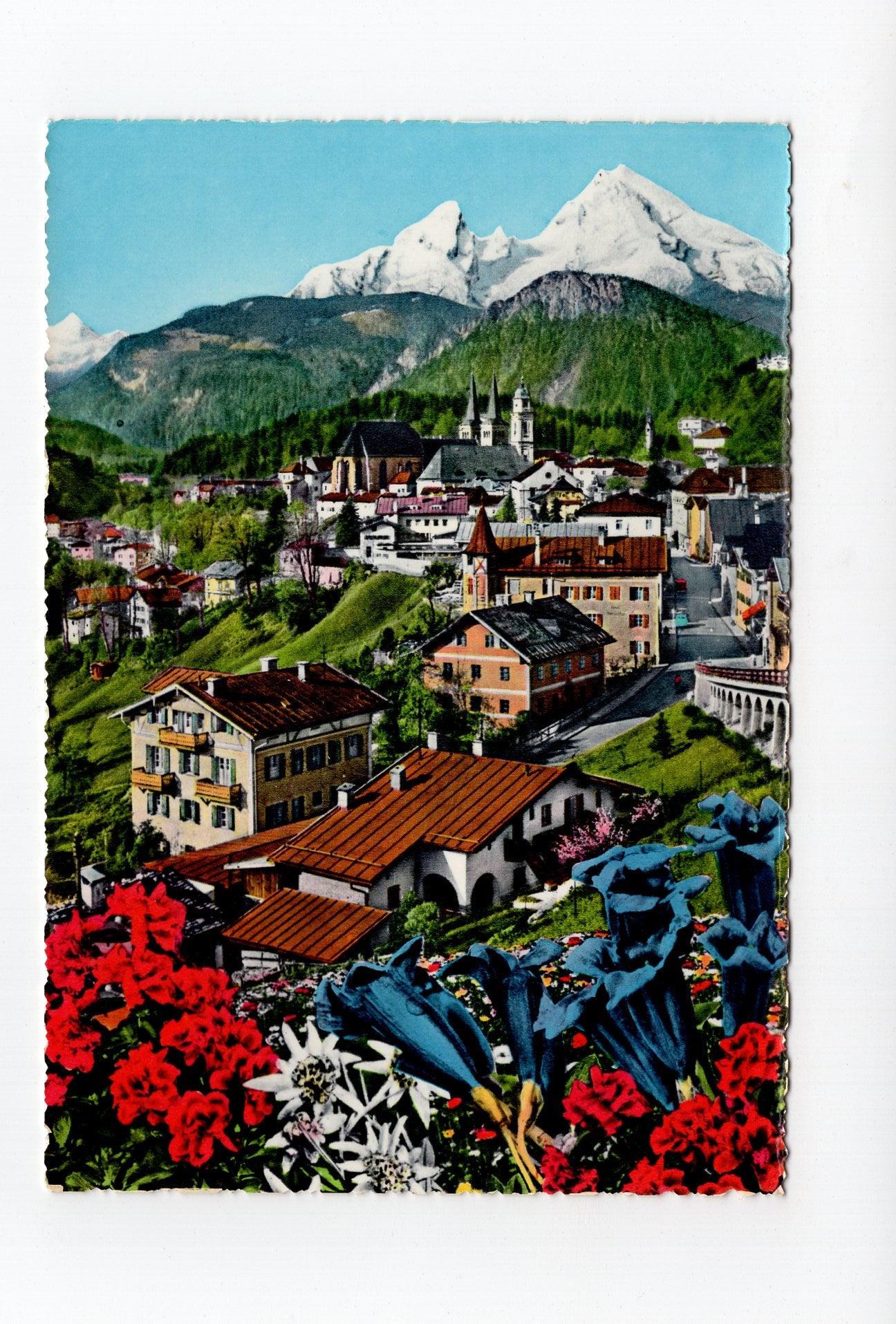 Ansichtskarte Berchtesgaden mit Watzmann