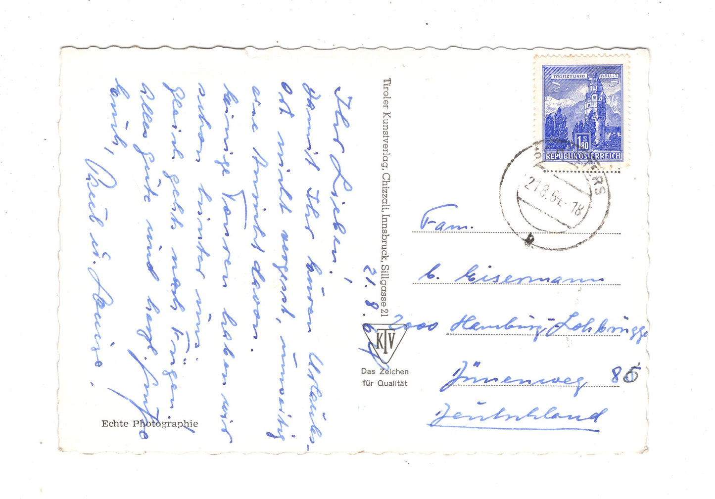 Ansichtskarte Wiesing in Tirol / Österreich / N1-66