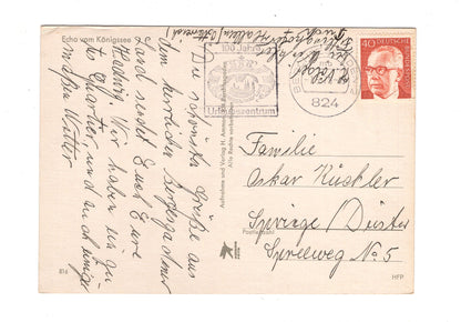 Ansichtskarte Echo vom Königssee / G1-60