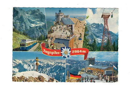 Ansichtskarte Zugspitze / Zahnradbahn / Gipfelstation +++