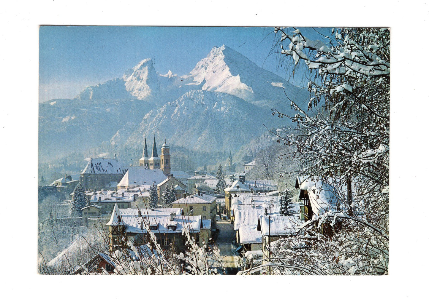 Ansichtskarte Berchtesgaden mit Watzmann
