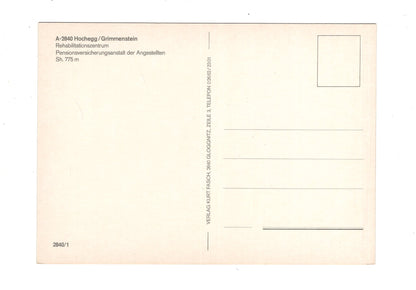 Ansichtskarte Kurzentrum Hochegg / Österreich