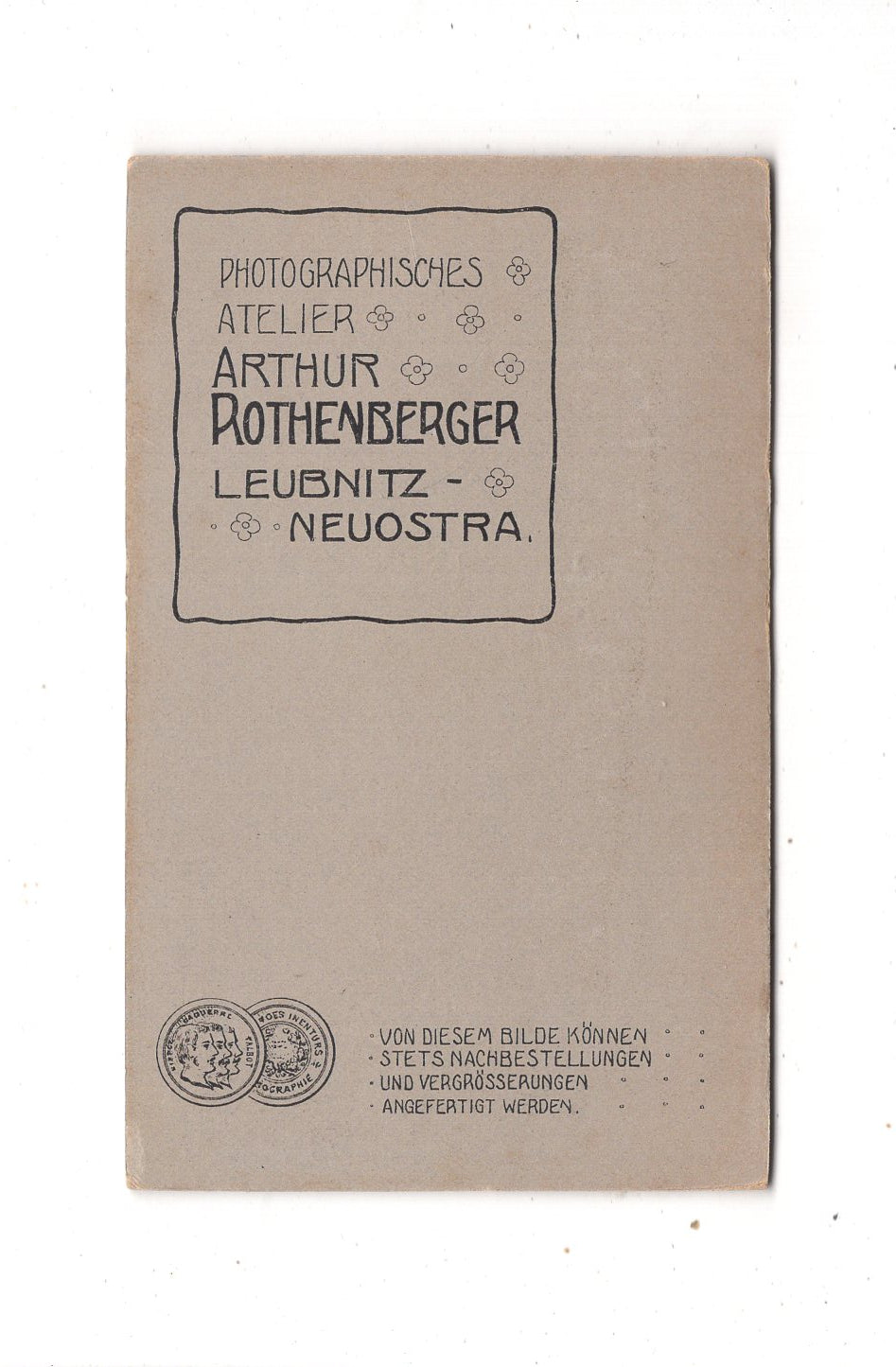 Fotografie Soldat - Leubnitz - Neuostra 1900er