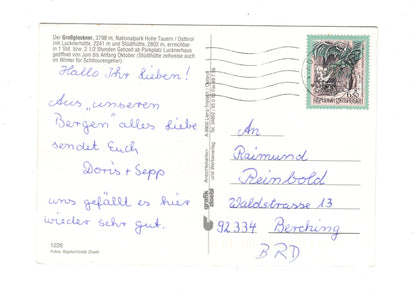 Ansichtskarte Großglockner / Lucknerhütte / Stüdlhütte / Österreich