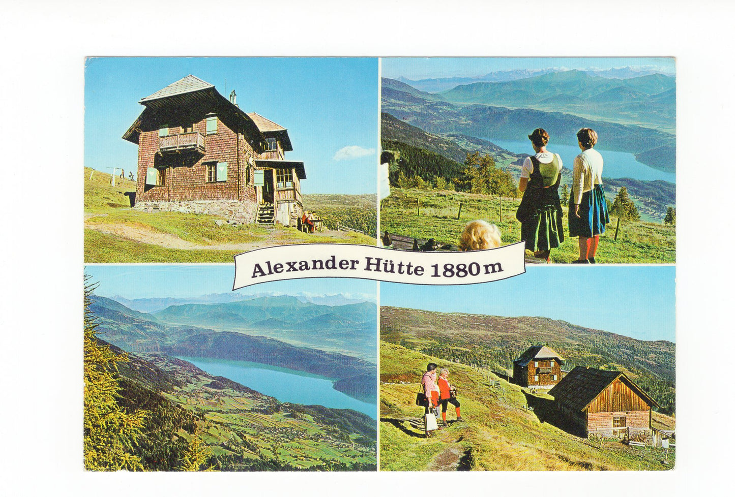 Ansichtskarte Alexander Hütte / Millstätter See / Kärnten / Österreich