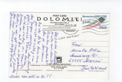 Ansichtskarte Dolomiten / Colfosco in Alta Badia / Italien