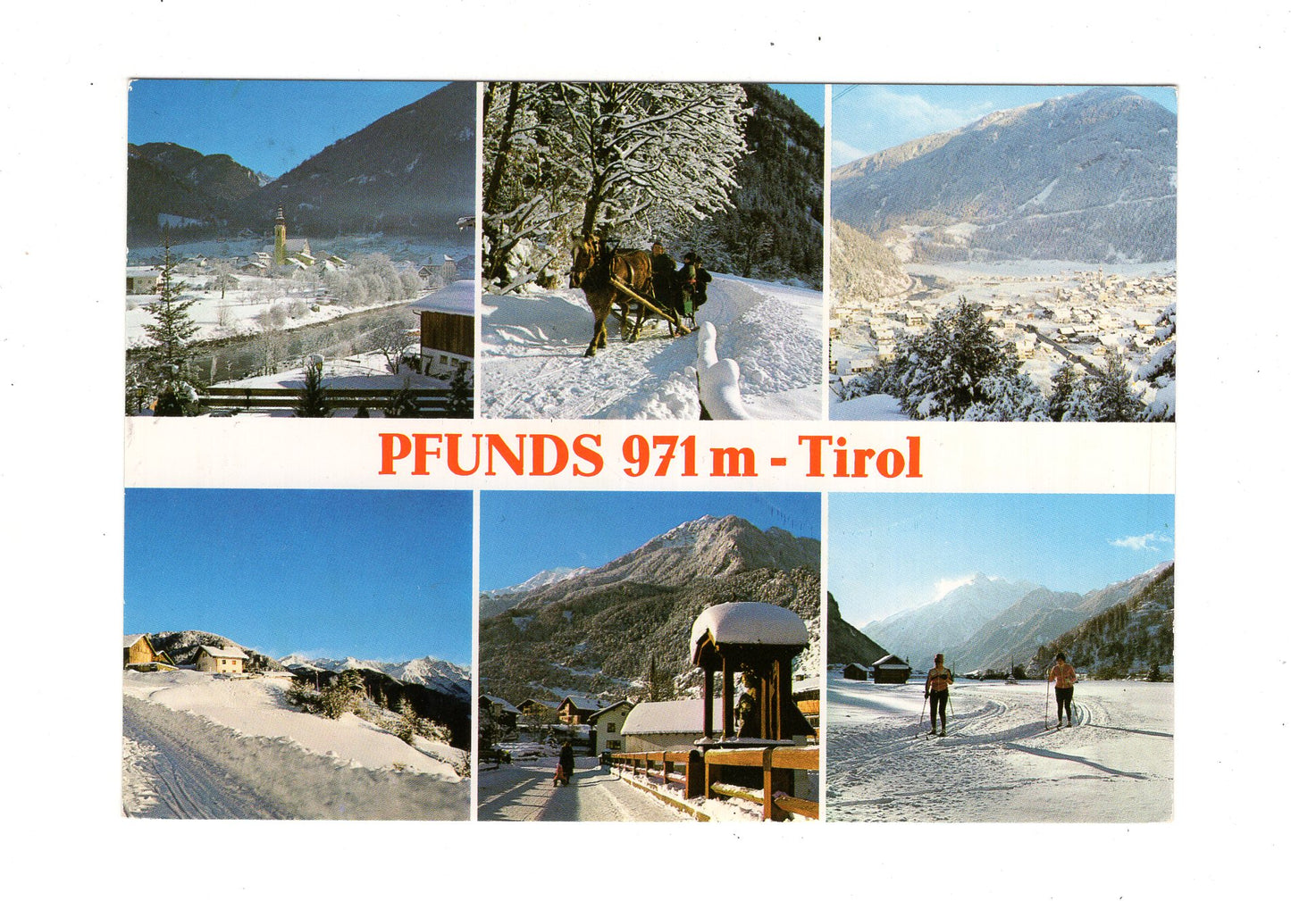 Ansichtskarte Pfunds / Tirol / Österreich