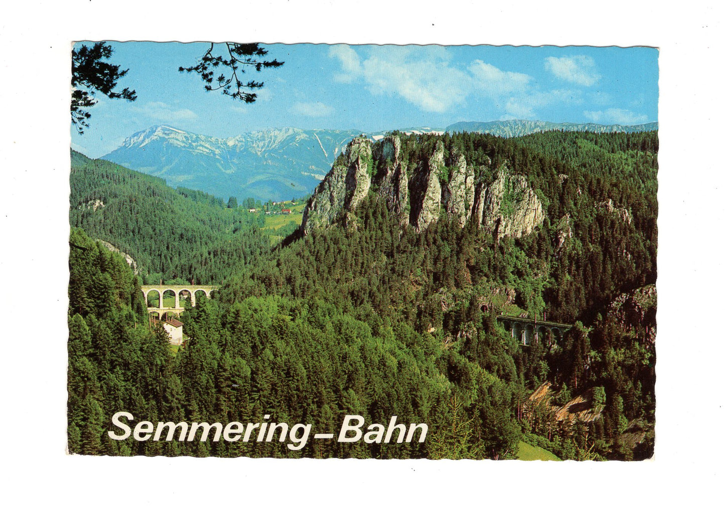 Ansichtskarte Semmering / Semmering-Bahn / Österreich