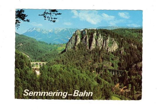 Ansichtskarte Semmering / Semmering-Bahn / Österreich