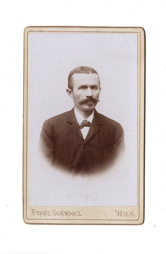 Fotografie Herrenportrait - Wien 1890er / CDV C1-23