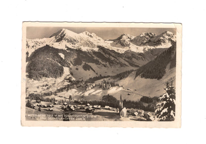 Ansichtskarte Mittelberg mit Hammerspitze +++