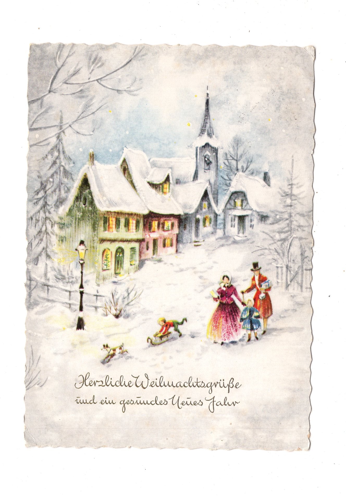 Ansichtskarte Feiertage / Frohe Weihnachten / K1-62