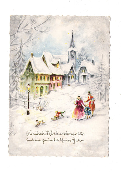 Ansichtskarte Feiertage / Frohe Weihnachten / K1-62