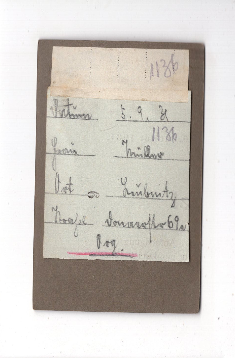 Fotografie Feine Dame - Dresden-Löbtau 1910er / CDV L1-26