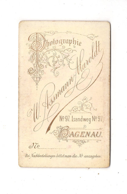 Fotografie Soldat - Hagenau 1880er