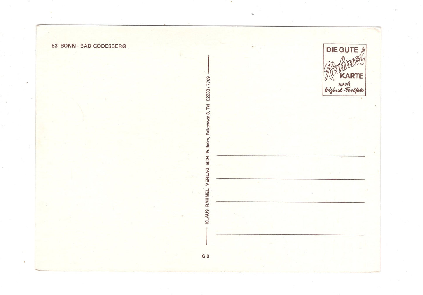 Ansichtskarte Bonn - Bad Godesberg / M1-65