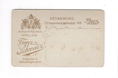 Fotografie Herrenportrait - Wien 1890er / CDV C1-23