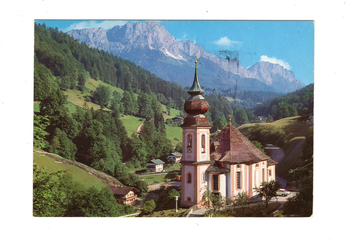 Ansichtskarte Berchtesgaden / Maria Gern mit Untersberg