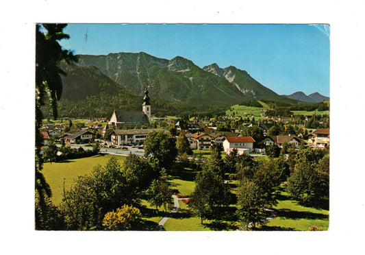 Ansichtskarte Inzell / Oberbayern / Blick zum Rauschberg