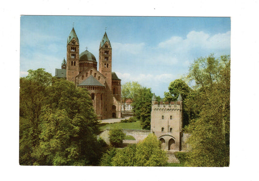Ansichtskarte Speyer am Rhein / Dom und Heidentürmchen / I1-53