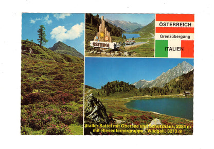 Ansichtskarte Grenzübergang Österreich - Italien / Staller Sattel