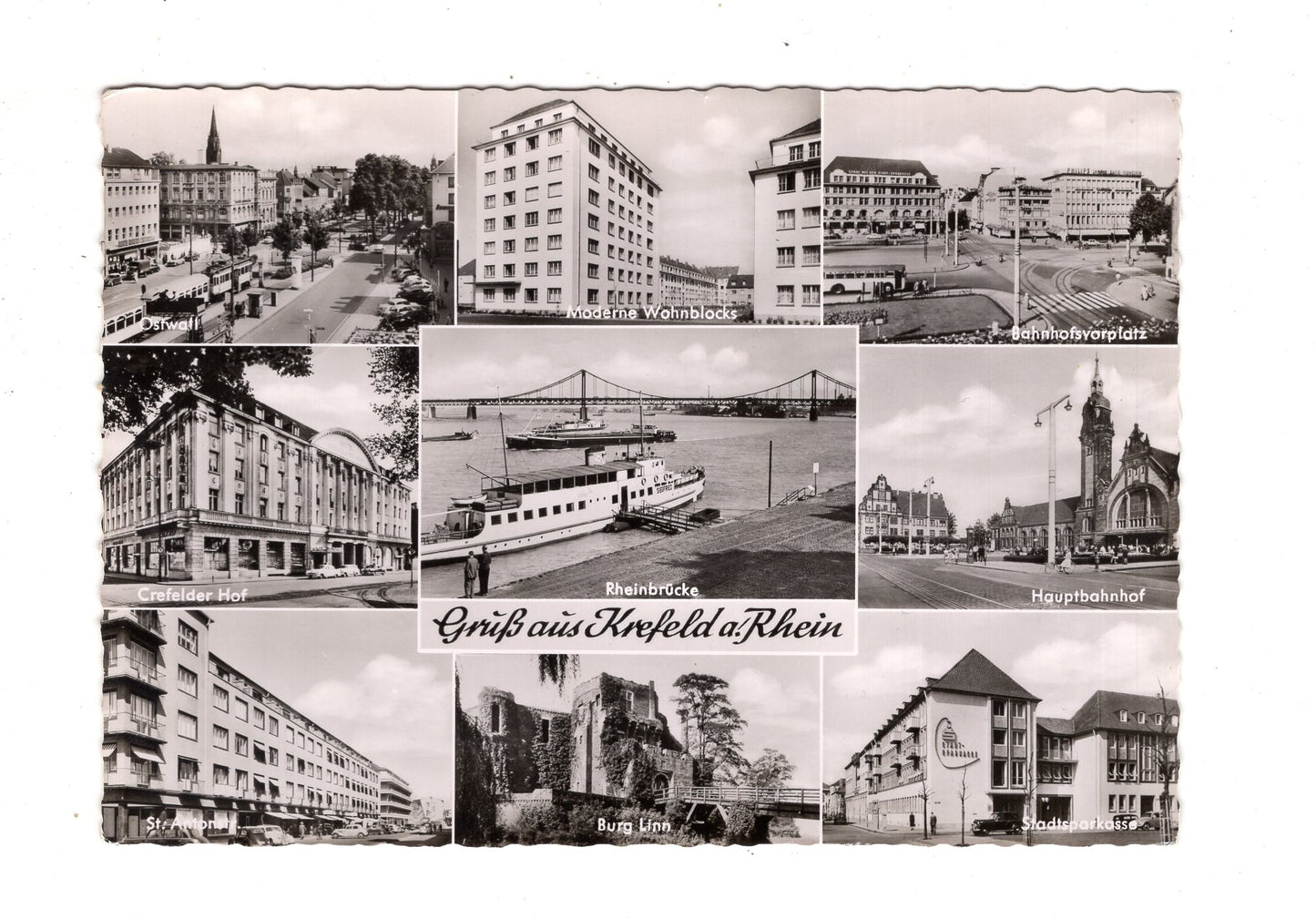 Ansichtskarte Krefeld am Rhein / Crefelder Hof +++ / M1-65