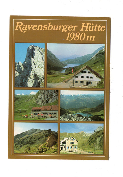 Ansichtskarte Ravensburger Hütte / Lech am Arlberg / Österreich