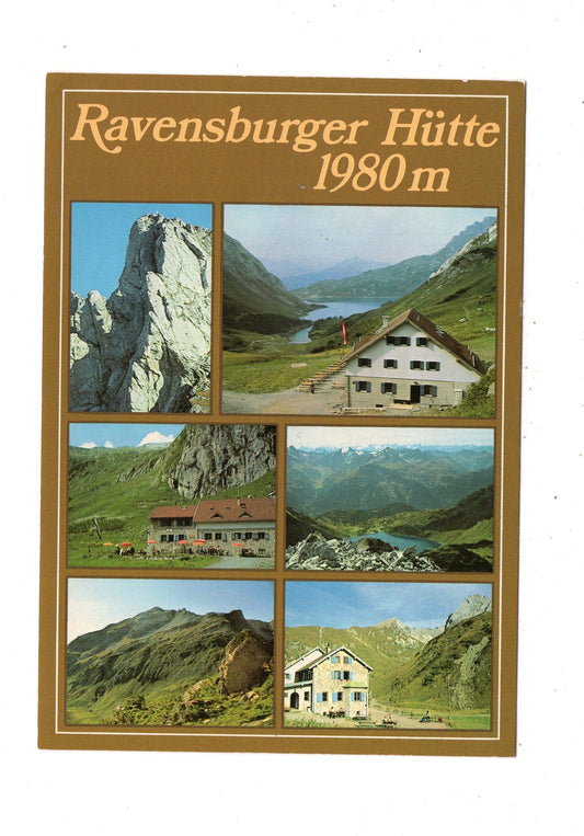 Ansichtskarte Ravensburger Hütte / Lech am Arlberg / Österreich