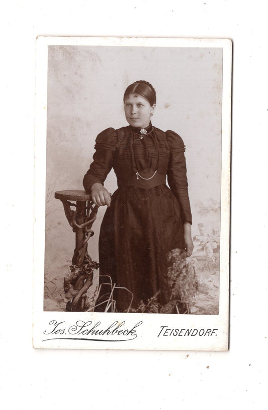 Fotografie Feine Dame - Teisendorf um 1900
