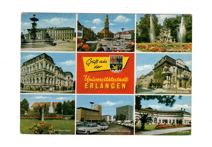 Ansichtskarte Universitätsstadt Erlangen