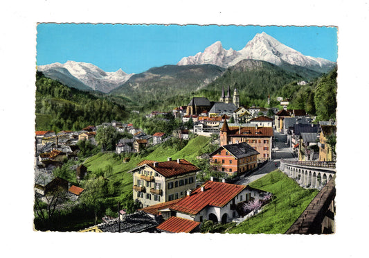 Ansichtskarte Berchtesgaden mit Watzmann und Steinernes Meer