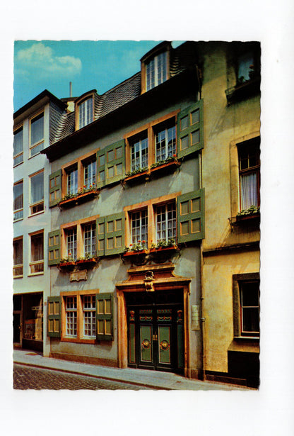 Ansichtskarte Bonn am Rhein / Beethovens Geburtshaus
