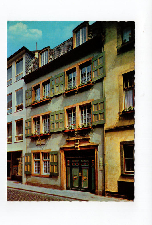 Ansichtskarte Bonn am Rhein / Beethovens Geburtshaus